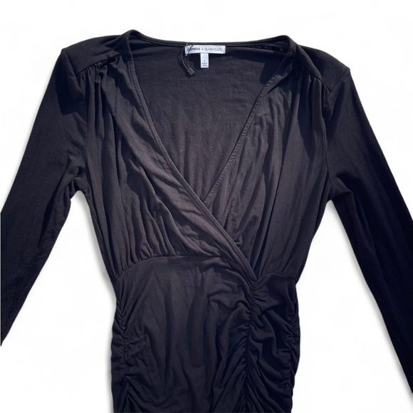 NWOT Express x Olivia Culpo Asymmetrical Surplice Sheath Dress - S - Picture 3 of 6